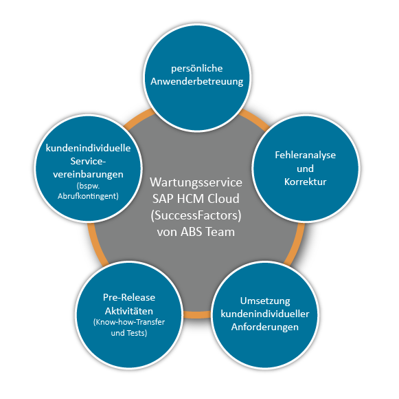 Grafik: Wartungsservice SAP Cloud