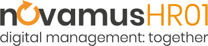 Logo: novamusHR01 – digital management: together