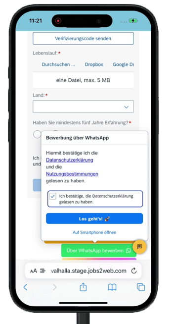 chat2job3-datenschutzkonformer-start-schnellbewerbung-per-smartphone